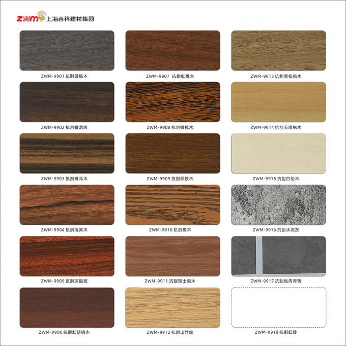 হালকা ওজন এসিপি এবং বিভিন্ন রঙ B1 FR বিল্ডিং এবং আচ্ছাদন জন্য PVDF লেপ অ্যালুমিনিয়াম কম্পোজিট প্যানেল হোটেল হাউস 9