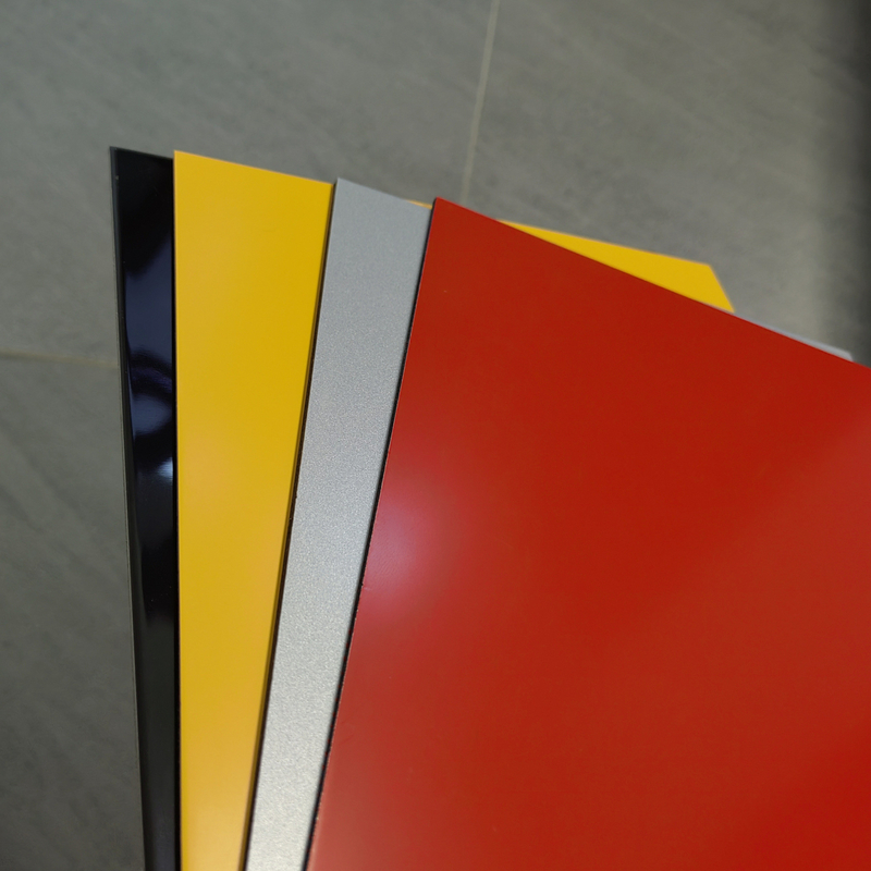 4 * 0.50mm B1 অগ্নিরোধী PVDF ACP অ্যালুমিনিয়াম কম্পোজিট প্যানেল বহিরাগত দেয়াল আবরণ জন্য