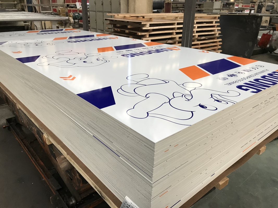 ফায়ারপ্রুফ FR B1 A2 ACP Manufacture Alucobond Drawing Aluminum Composite Panel for Cladding, Curtain wall, Eaves and Interior Decoration